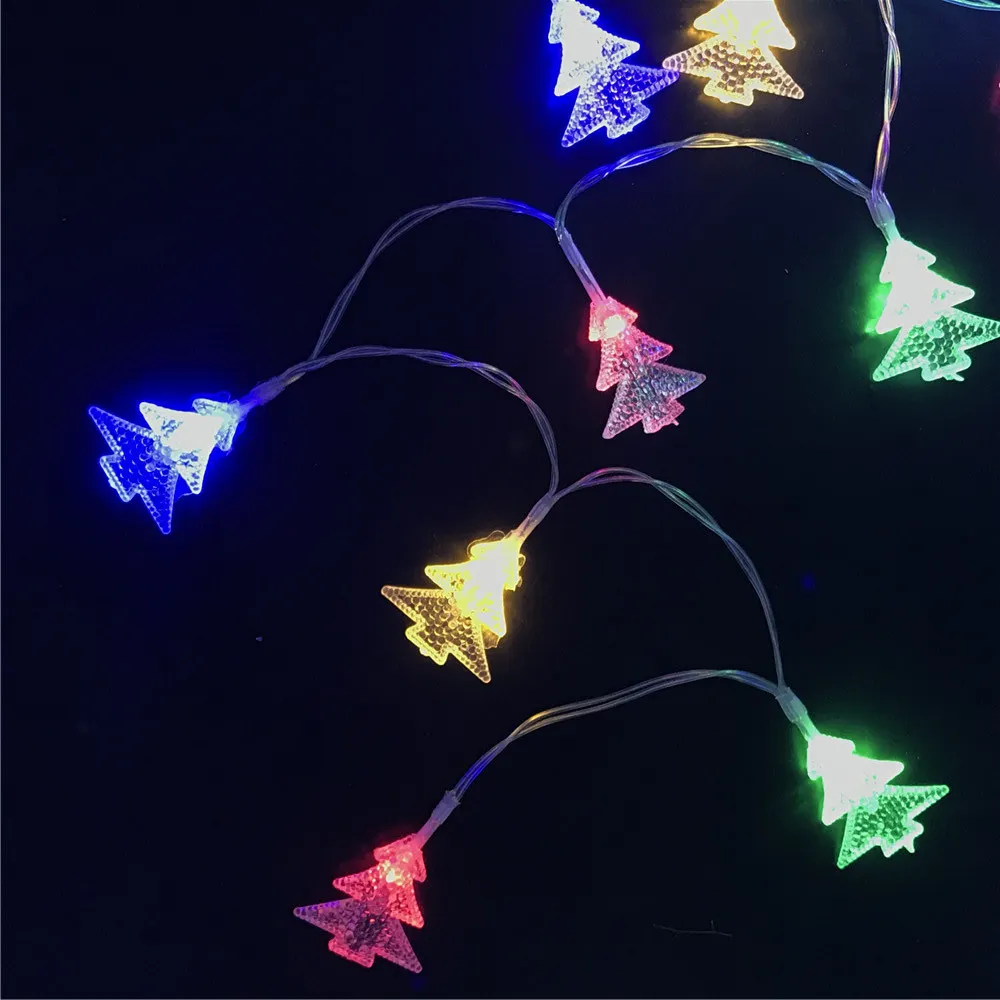 

2M Xmas Tree LED String Lights 3*AA Battery Operated Waterproof Fairy LED Christmas Lights For Holiday Party Wedding Decoration