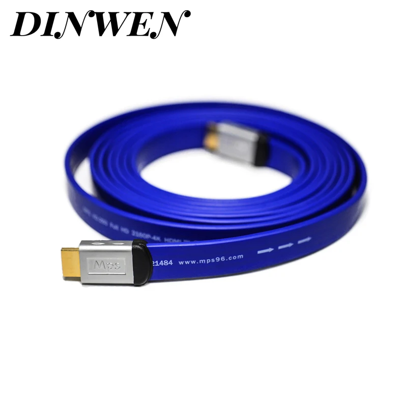 MPS Кабель HDMI 2 0 с посеребренным позолоченным разъемом 5N OFC + 3D 24AWG 4K X 2K возврат аудио