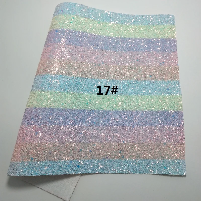 17 1 шт. 21X29 см синтетический Letaher, Cuero Sintetico Rainbow с эффектом блестящей кожи для изготовления бантов аксессуары S202B - Цвет: 17