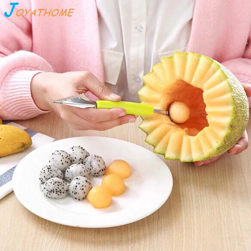 Joyathome с двойной головкой маленький нож для фруктов ложка вырезания шариков