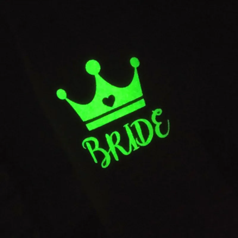 10 шт./лот команда Bride To Be Hen декор для вечеривечерние светящиеся временные