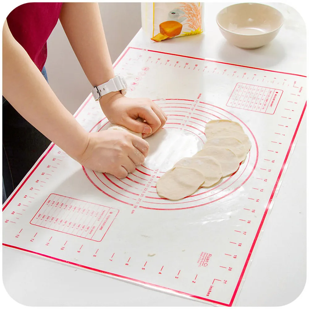 Silicone Baking Mat Kneading Dough Thickening Large Rolling Pastry Bakeware Table Pads Cooking Tools#20 | Дом и сад