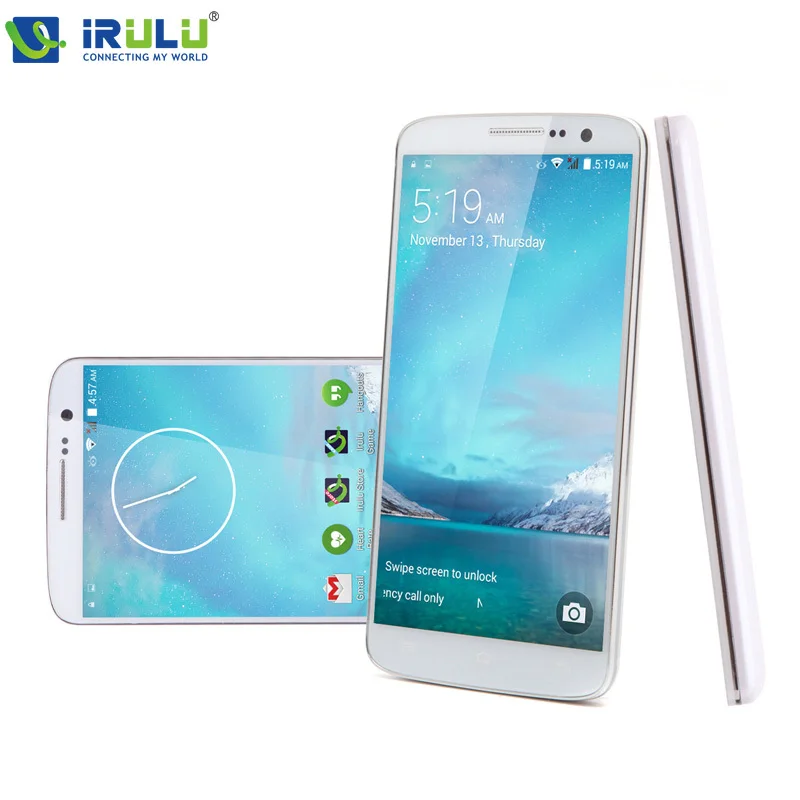 IRULU U2 смартфон 5 0 &quot4 ядра Android 4 MTK6582 8 ГБ Dual SIM QHD ЖК-дисплей двойной CAM 13MP сердечного