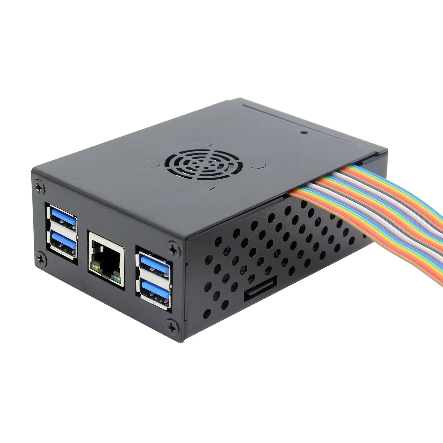 Оранжевый Pi 3 соответствующий металлический чехол/корпус+ вентилятор охлаждения, Защитный корпус для Orange Pi 3 материнская плата