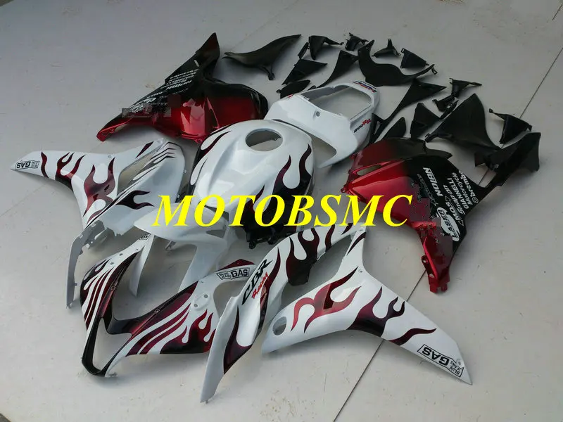 Комплект обтекателей под давлением для CBR600RR 09 10 11 12 CBR 600RR 2009 2010 2011 2012 красные белые