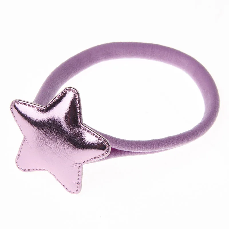 2017 Новый Дети Девочки Кожа Pu Цветок Звезда Оголовье Нейлон DIY Партия Аксессуары