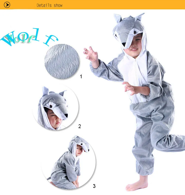 Милая Детская Пижама унисекс с рисунком аниме волк в наличии|wolf wolf|wolf onesiewolf onesie