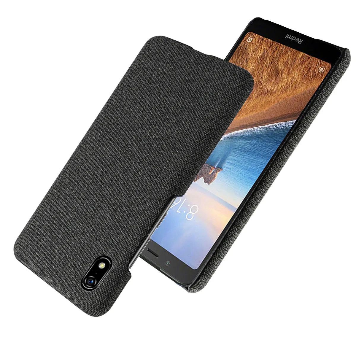 Для Xiaomi Redmi 7A чехол ультра тонкий задний Жесткий PC тканый тканевый защитный тканевый Текстурированный чехол Redmi K20 чехол K20 Pro противоударный