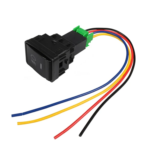 For Nissan 1 шт. 5 Pin Кнопка ВКЛ-ВЫКЛ с кабелем Авто Противотуманные фары переключатель для Nissan Qashqai Tiida для Honda Civic CRV для Toyota Corolla - Цвет: For Nissan