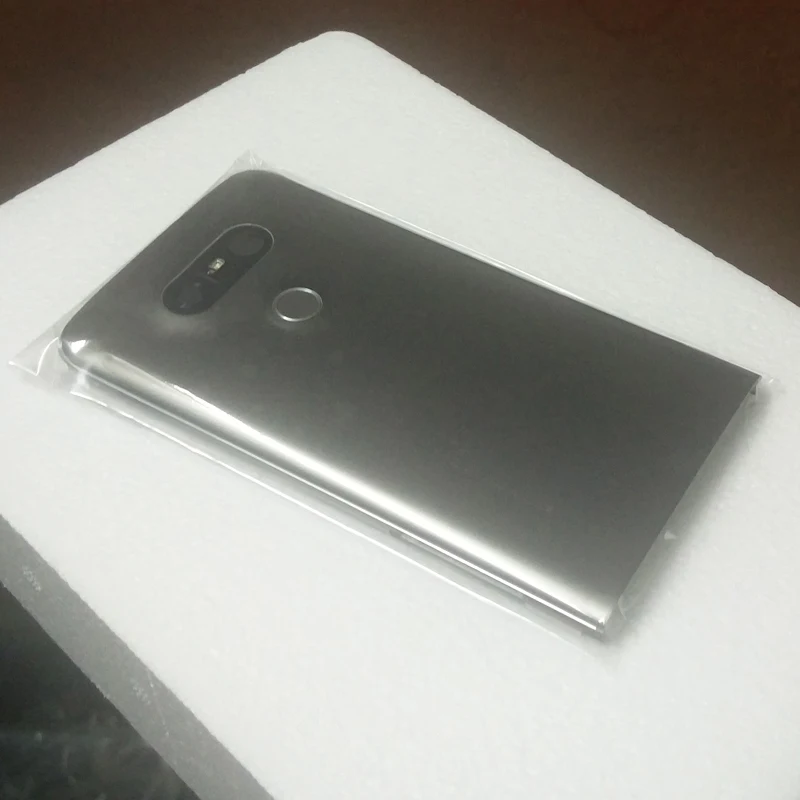 Для Lg G5 H850 h840 H830 задняя крышка батарейного отсека задняя крышка корпус батарейного отсека полная сборка+ объектив камеры+ отпечаток пальца