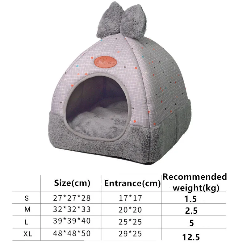 

1PC Pet Dog Bed & Sofa Warming Dog House Soft Dog Nest Winter Kennel for Puppy Cat Plus Size Small Medium Dogs Pet Supplies