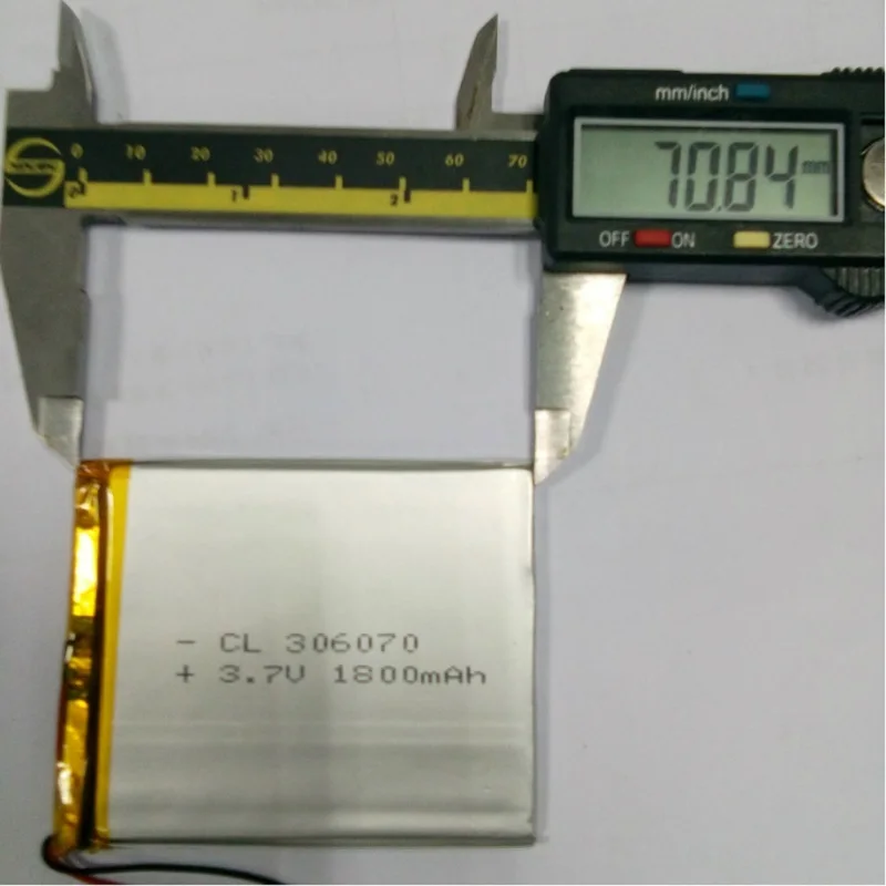 [306070] полимерный аккумулятор 3 7 В для PSP PDA GPS DVR электронная книга планшетный ПК Power