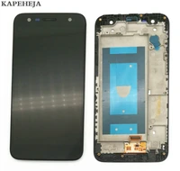 5 5for lg x power 2 m320 lcd display touch screen digitizer assembly with bezel frame