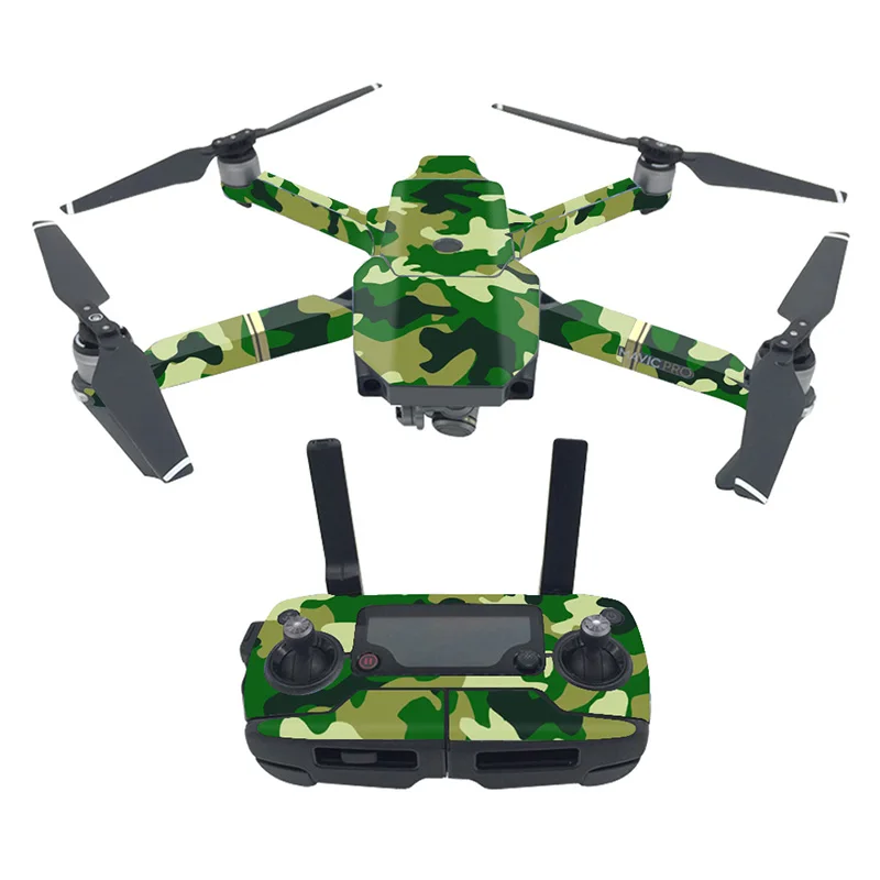 TN-Mav icPro-0020 6 комплектов крутой мультфильм наклейки на Дрон кожи наклейка для DJI Mavic Pro Drone& батарея аксессуары крышка - Цвет: TN-Mav icPro-0020
