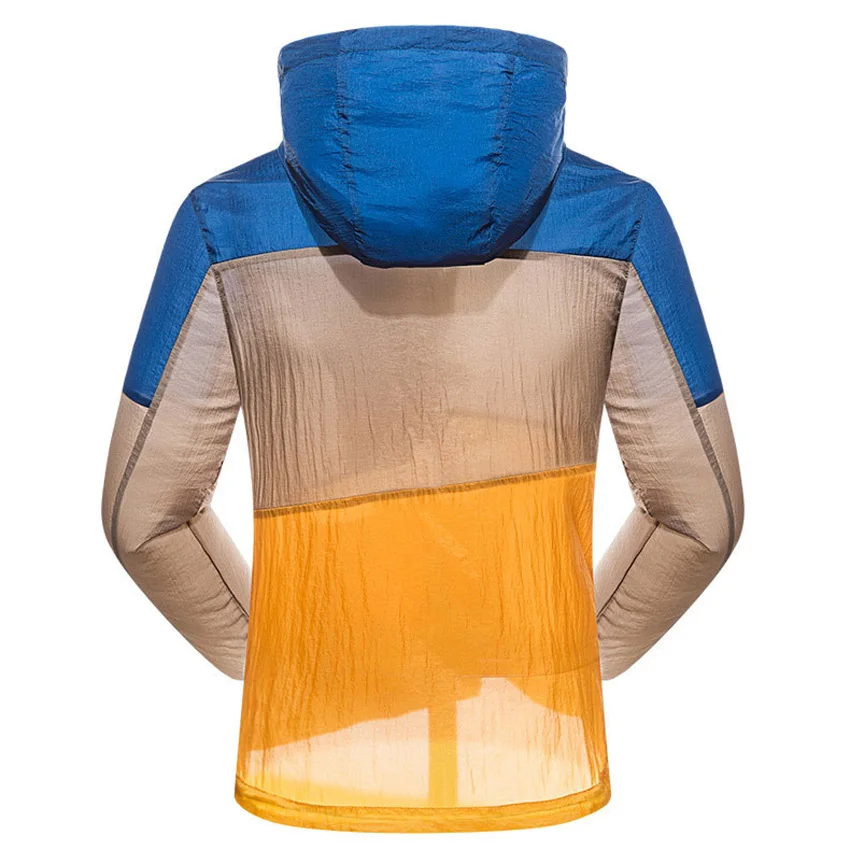 Мужские летние быстросохнущие дышащие куртки ветровка для активного отдыха