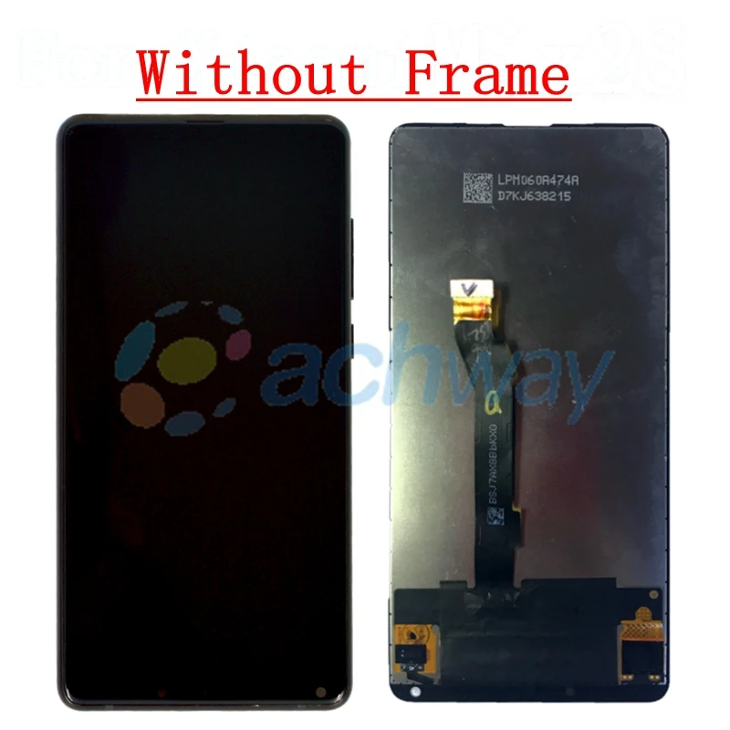 ЖК дисплей 5 99 дюйма для Xiaomi Mi MIX 2S сенсорный экран с дигитайзером в сборе и рамкой