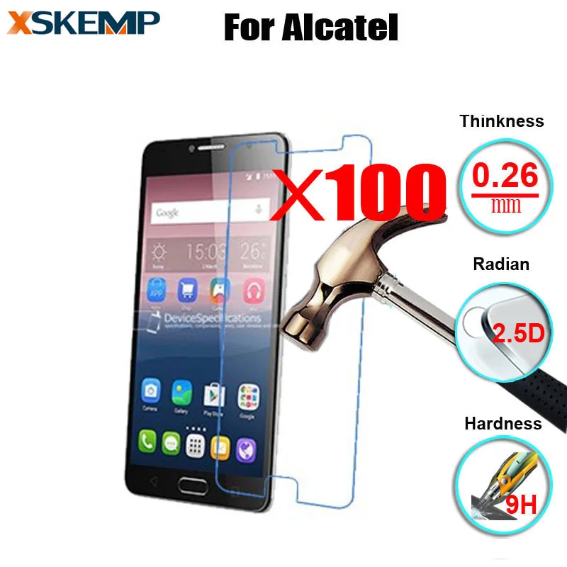 100 шт. прозрачная защитная пленка для Alcatel One Touch Idol 3 4 7 дюйма 5 C5 C7 C9 Pixi 9H|screen