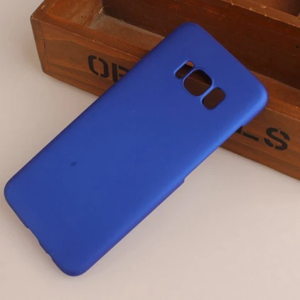 Матовый Жесткий чехол для samsung Galaxy S5 Mini Neo S6 S7 Edge S8 S9 S10 Plus G950, задняя крышка для телефона, карамельный цвет, пластиковый корпус из поликарбоната - Цвет: Deep Blue