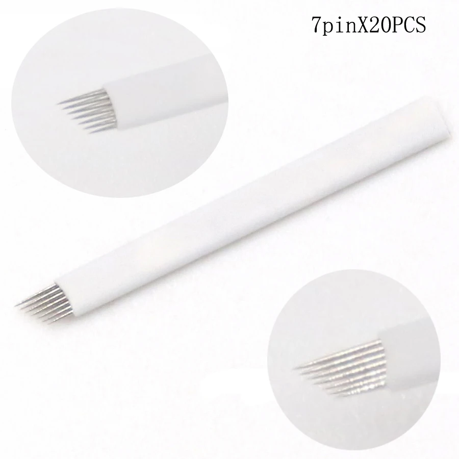 20 шт. иглы для микроблейдинга бровей|microblading needles 7|microblading needlesmanual needle |