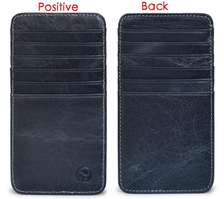 Мода Стиль Новый Ультра-тонкий Держатель Карты Мини кошельки небольшой Кожаный