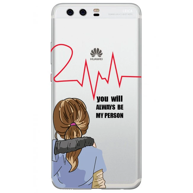 Чехол с надписью "You're My Person", мягкий ТПУ чехол для телефона, чехол для huawei P8 P9 P10 P20 Mate10 20Pro Lite - Цвет: TPU