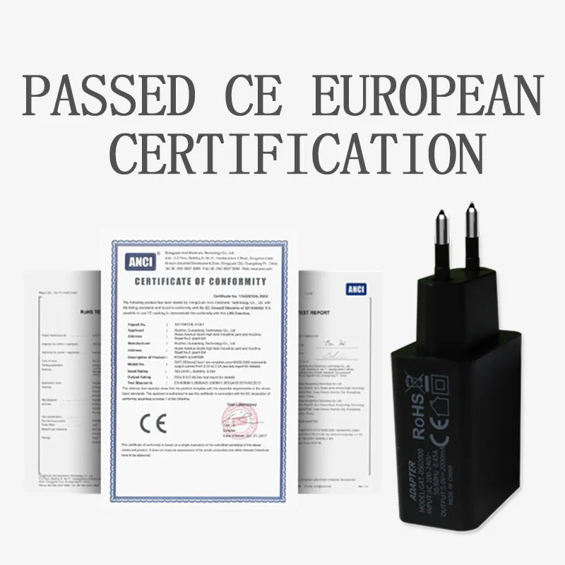 5V2A USB EU мобильный телефон зарядное устройство для путешествий в европе италия