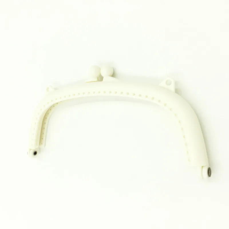 10 шт./партия бежевый пластиковый кошелек для монет дуговая рамка каркасный