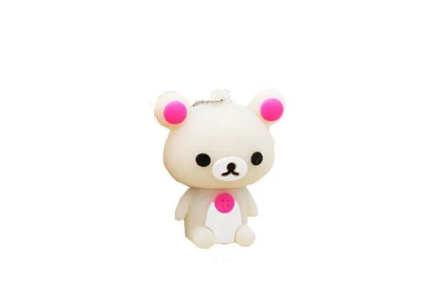 Jaster lovely флеш-накопитель Rilakkuma Медведь стиль USB флеш-накопитель ручка карта памяти U диск Флешка 4 ГБ 8 ГБ 16 ГБ 32 ГБ 64 ГБ