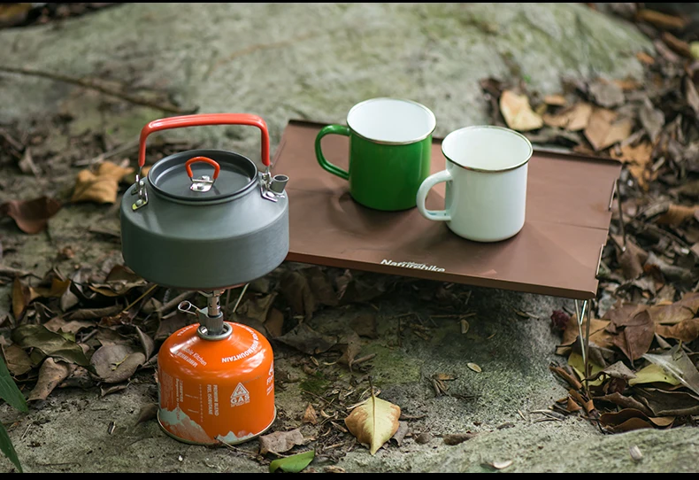 Naturehike Портативный ультра легкий Открытый Кемпинг Пеший Туризм Пикник чайник воды чайник Кофе горшок анодированного Алюминий