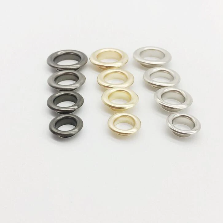 Серебристые металлические пуговицы с люверсами 10 мм для скрапбукинга шитья