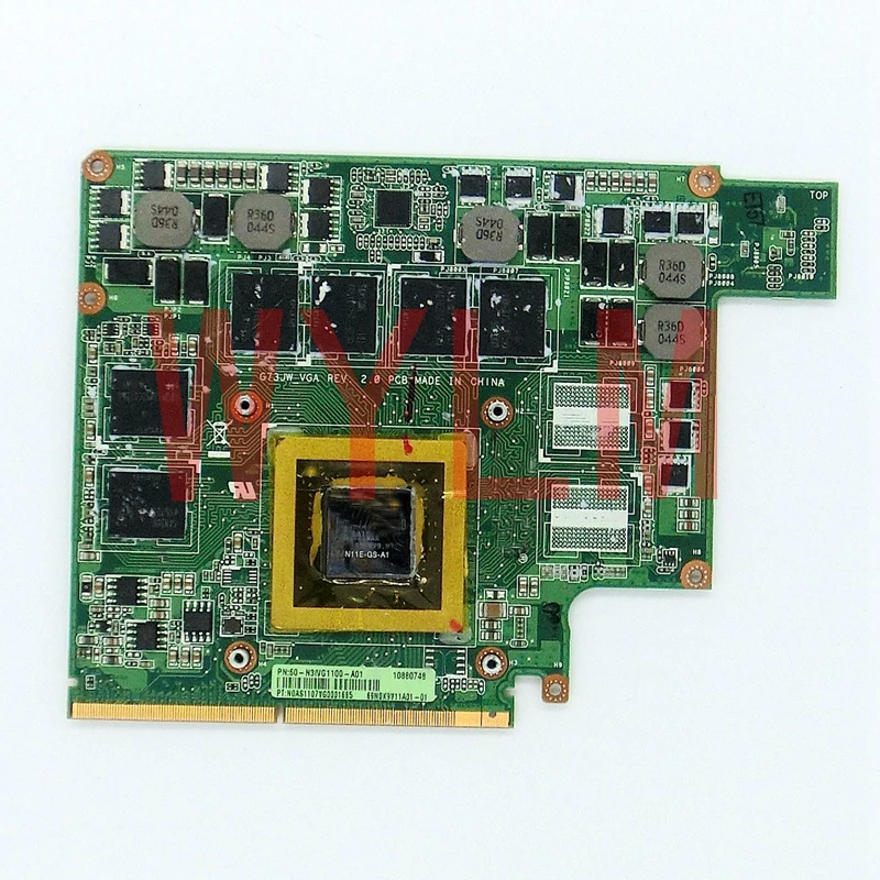 G73JW GTX460M 1 ГБ N11E GS A1 для Asus G53JW G53SW G53SX G73SW Laptopo VGA Видеокарта доска 100% тестирование