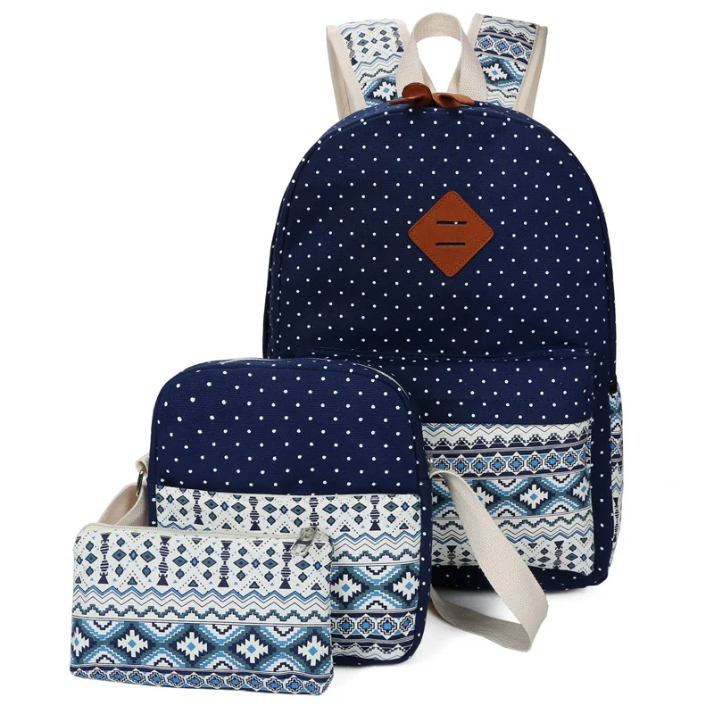 

Big Capacity New Daisy Printing Girl School Bag Kid Backpack Zipper Backpacks School Bags For Teenagers Girls mochila infantil