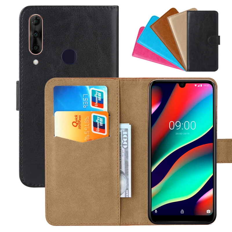 Роскошный чехол бумажник для Wiko View3 Pro View 3 из искусственной кожи в стиле ретро с