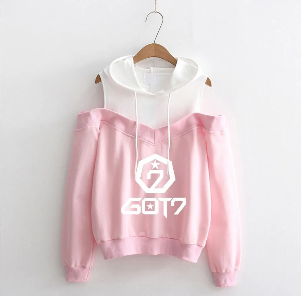 Новейшая мода вентиляторы Got7 толстовка женская Exo Seventeen Idol толстовка женская дважды Harajuku толстовки Женская одежда - Цвет: bts5