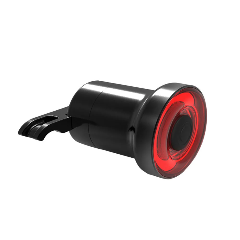 With saddle bracket XLite 100, велосипедный задний светильник, умный, авто старт/стоп тормоз, зондирование IPX6, водонепроницаемый велосипедный задний светильник, зарядка через usb, светодиодная велосипедная лампа - Цвет: With saddle bracket