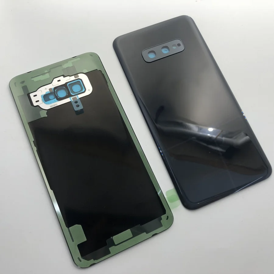Для samsung Galaxy S10e G970 G970F G970FD задняя крышка батарейного отсека задняя стеклянная крышка Корпус чехол Замена батарейного отсека стекло камеры S10