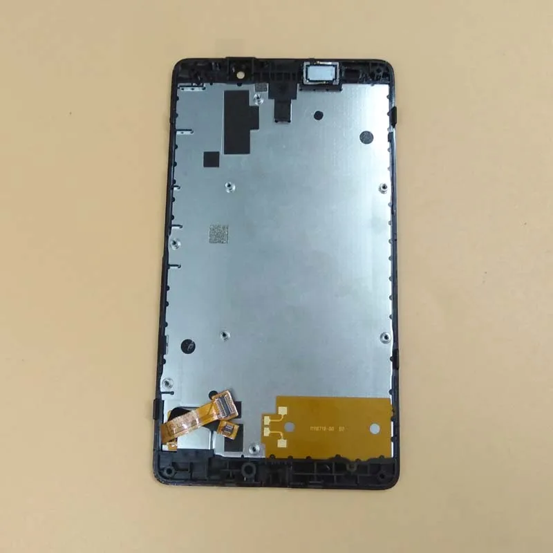 Для Nokia XL Black черный Сенсорный экран дигитайзер панель Датчик Стекло + ЖК-дисплей