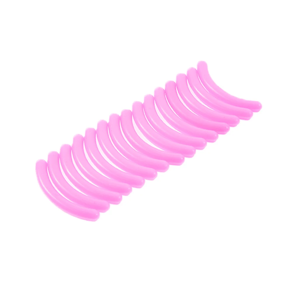 Pink Fulljion 15 шт./компл. ресницы бигуди Замена прокладки для подкручивания ресниц высокие эластичные резиновая прокладка, косметика, красота, инструменты для замены - Цвет: Pink