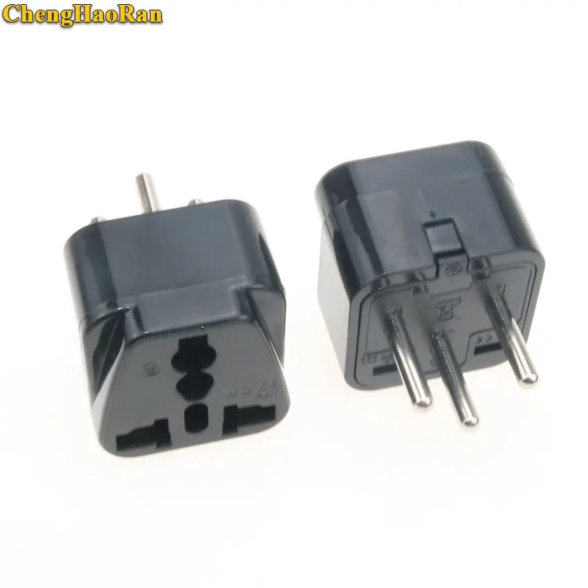 Адаптер ChengHaoRan ISREA IL 3 Pin EU Euro AU US UK To Israel Travel Adapter электрический шнур питания |