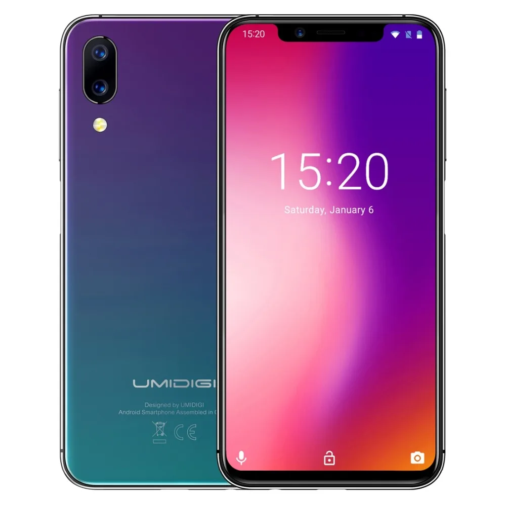 UMIDIGI One Pro Android 8 1 Helio P23 Восьмиядерный 4 Гб + 64 Беспроводной заряда 5 99 дюйма