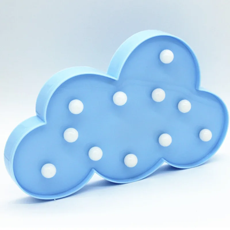 Скандинавский светодиодный 3d светильник со звездой луной рождественской елкой