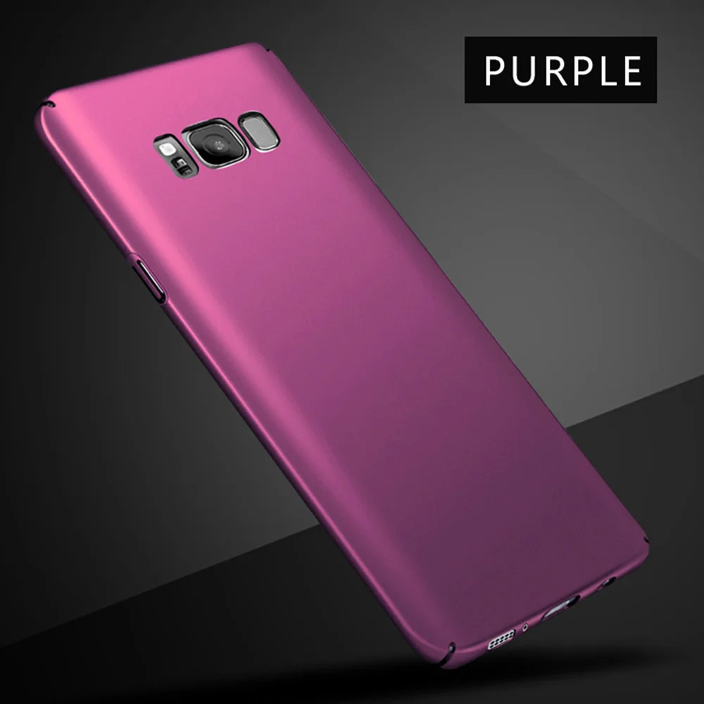 Для Samsung Galaxy S8 + чехол G950F G955F тонкий жесткий матовый из поликарбоната задняя