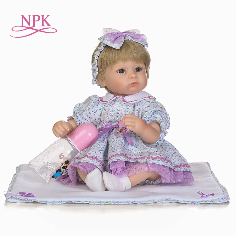 Кукла реборн NPK Nicery Мягкая силиконовая 18 дюймов 45 см|reborn dolls|doll wholesalerswholesale dolls |