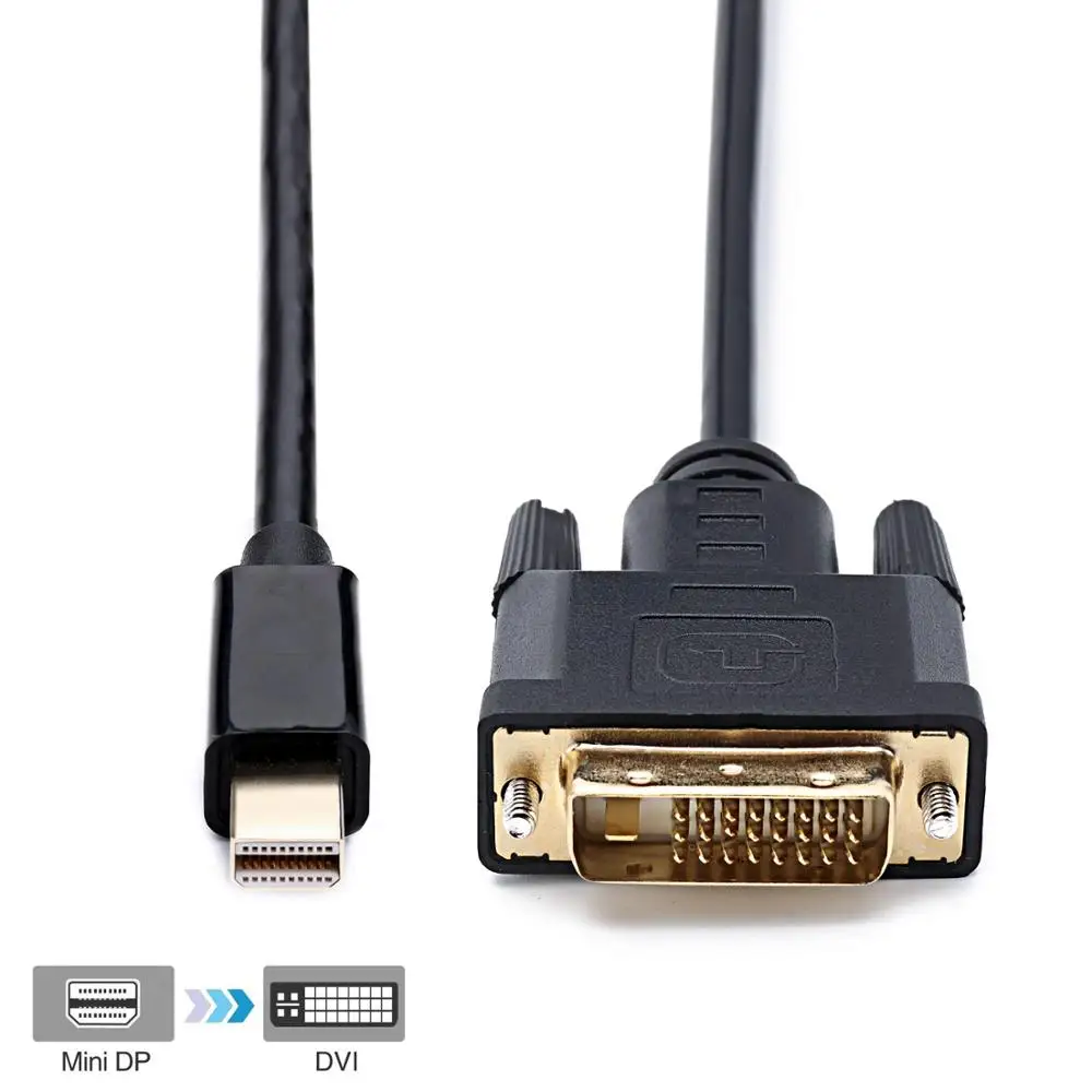 Кабель адаптер Thunderbolt MINI Displayport для подключения к DVI|Кабели VGA| |