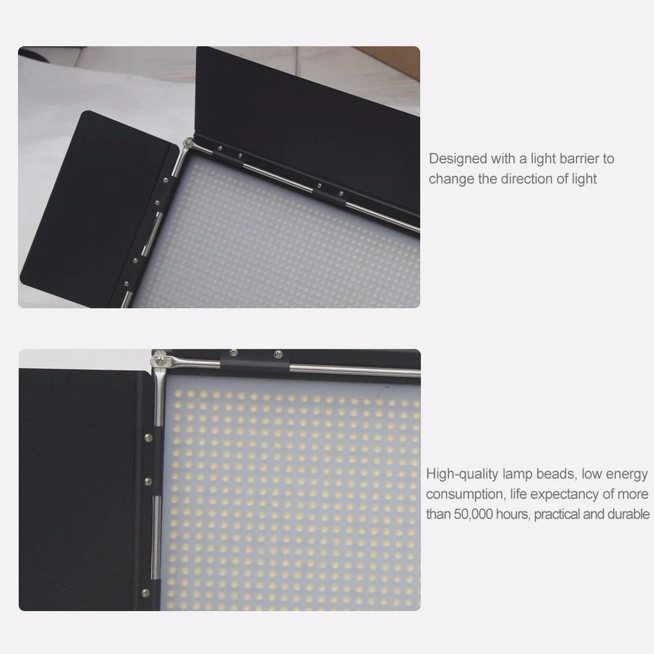 5600K 100W Панель светодиодный светильник с DMX 512 цифры затемнения ing опорное