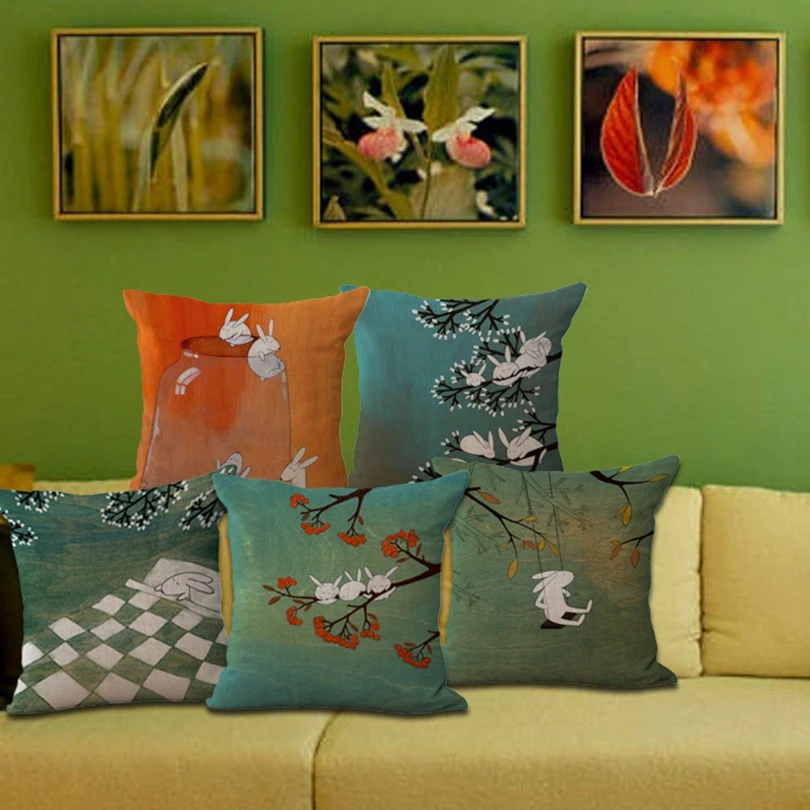 

От известного дизайнера; Домашнее декоративное белье Подушка Чехол Крышка для брендовая качественная Подушка Чехол с рисунком из мультфил...