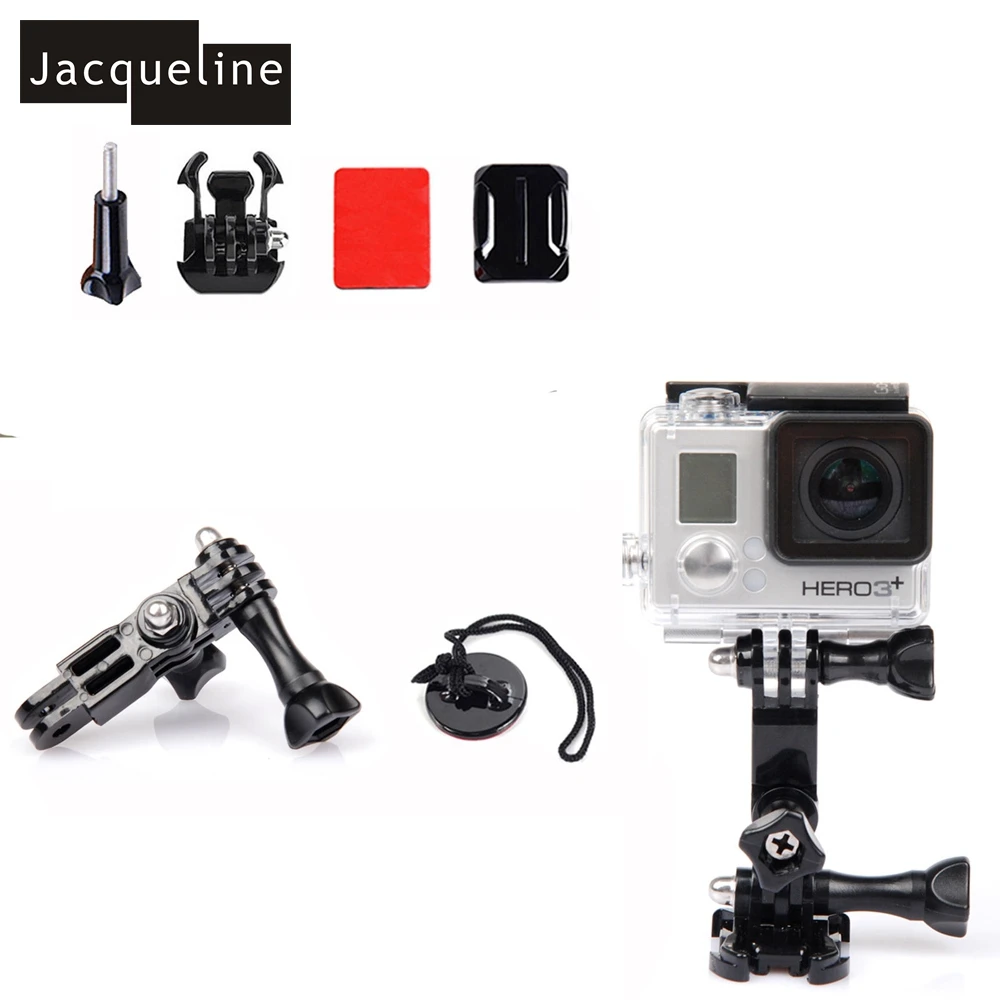 Jacqueline для Floaty ручка Полюс клейкое крепление шлем Переднее Крепление GoPro Hero 6 5 3 + 4