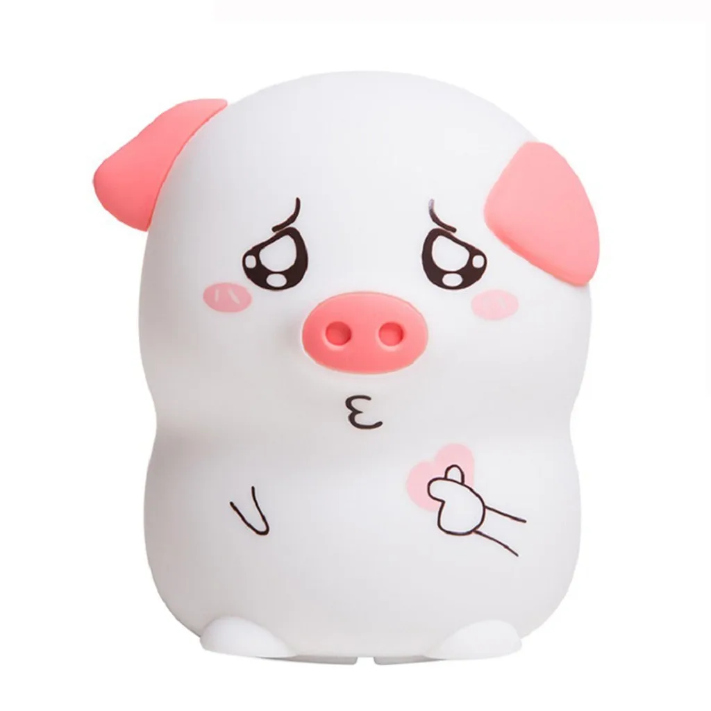 2019 Лидер продаж onefire настольная лампа веселый поросенок ночник спальня освещение