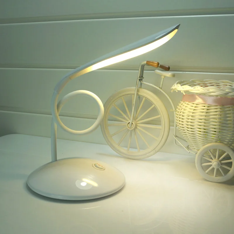 Adjustable Dimmable Eye-caring Table Lamp /Led Rechargeable gooseneck Folding reading lamp Lighting | Лампы и освещение