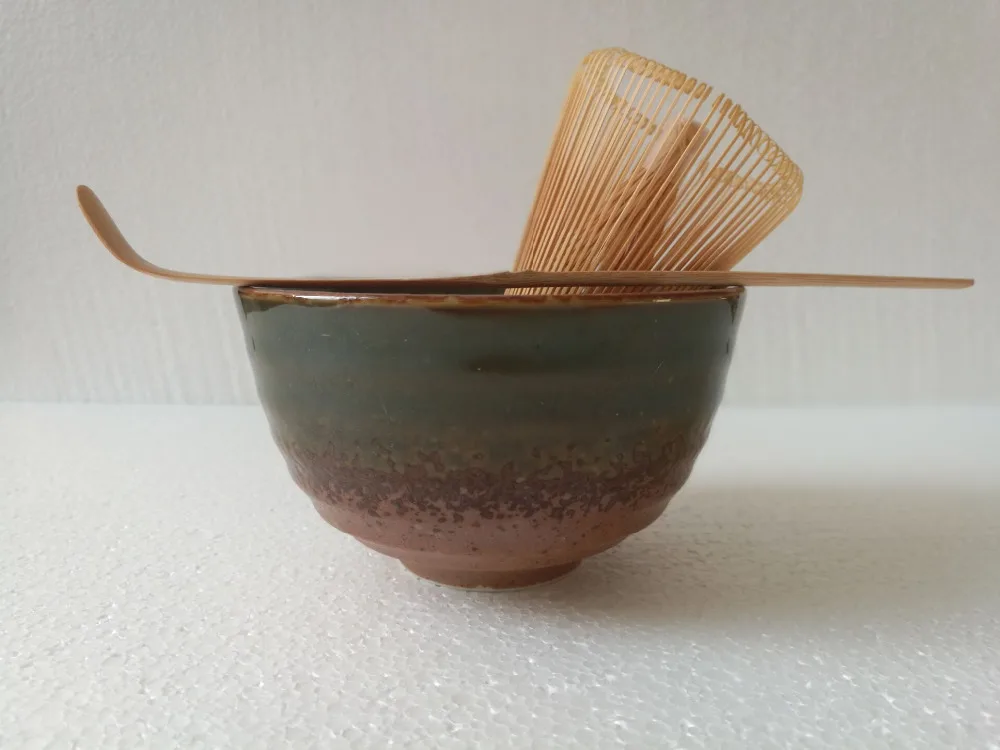 Чайная церемония чаша для маття с совком и венчиком подарочный набор|bowl|bowl set |